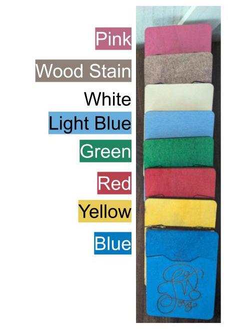 JW.ORG Contact Card Holder | All-Hardwood, 8 Colors, Natural Wood, Personalized