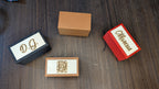 Personalized Cufflink Case - Custom Engraved Wood Inlay - Groomsman Gift