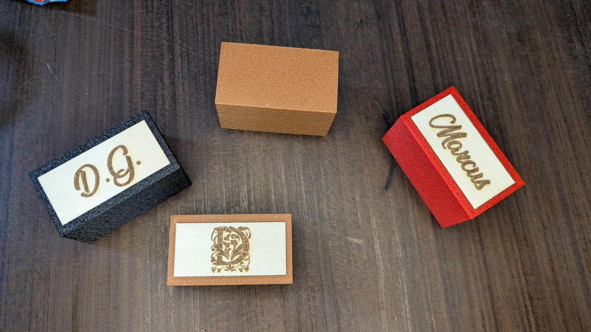 Personalized Cufflink Case - Custom Engraved Wood Inlay - Groomsman Gift