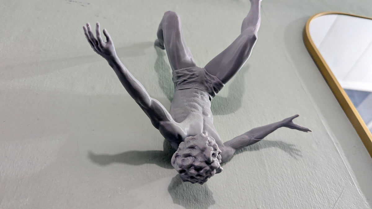 Floating Figure Wall Sculpture: Modern Art Deco Statue, shown in listing image 5 with additional visible details or options.
