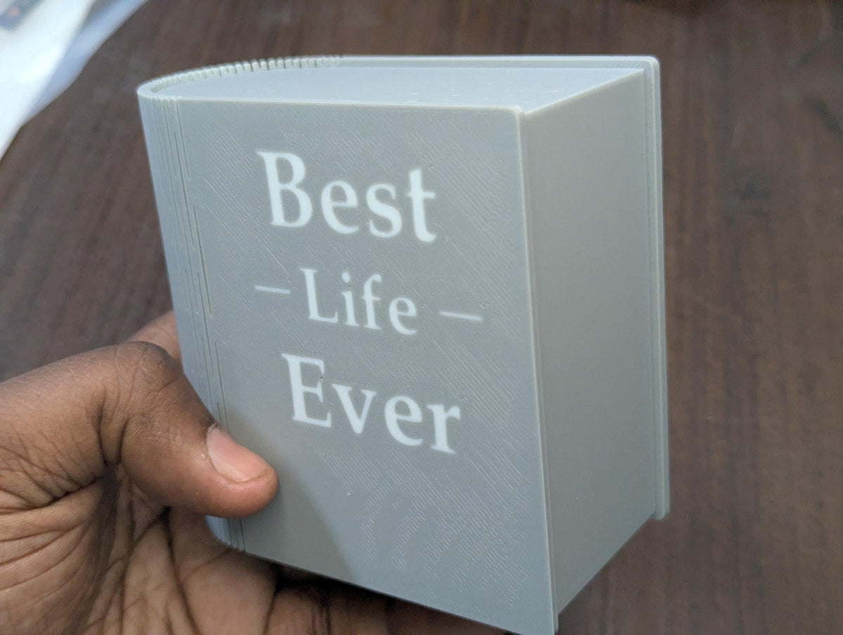 Best Life Ever Keepsake Box, JW Theocratic Gift, Book Shaped Memory Box for Baptism or Pioneer Souvenir