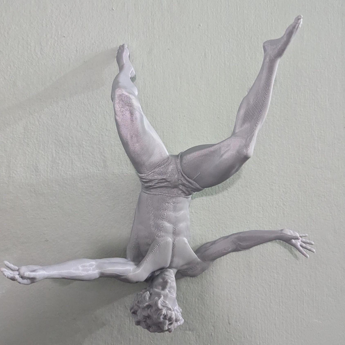 Floating Figure Wall Sculpture: Modern Art Deco Statue, shown in listing image 4 with additional visible details or options.
