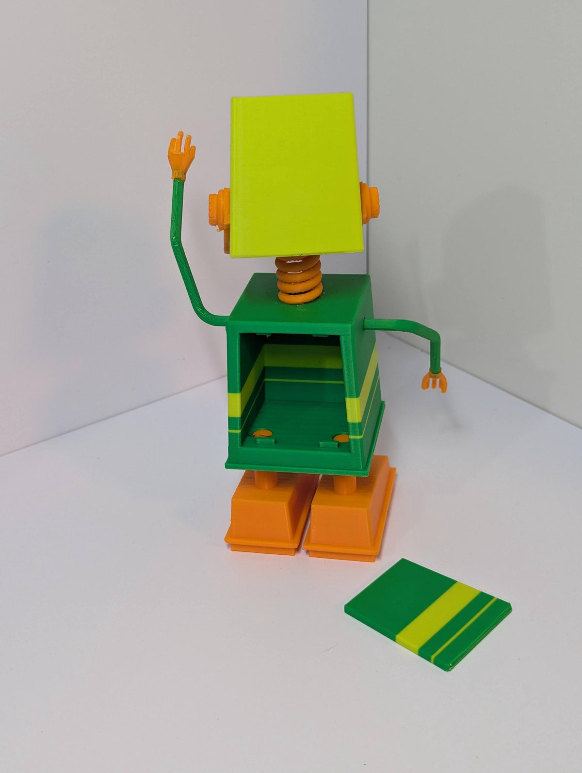 JW Kids Gift Robot, Caleb and Sofia Inspired Translator Bot, Bobblehead with Secret Storage for Family Worship