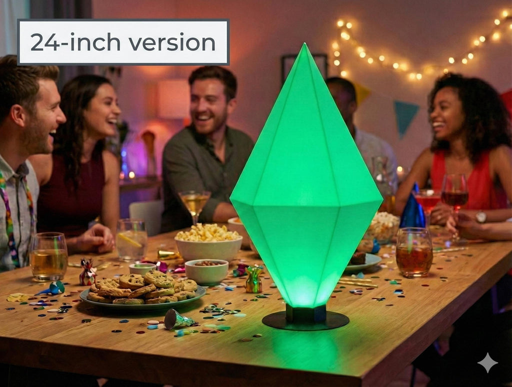 Plumbob Table Lamp, 4 sizes & 8 Colors, keychain included!, shown in listing image 5 with additional visible details or options.