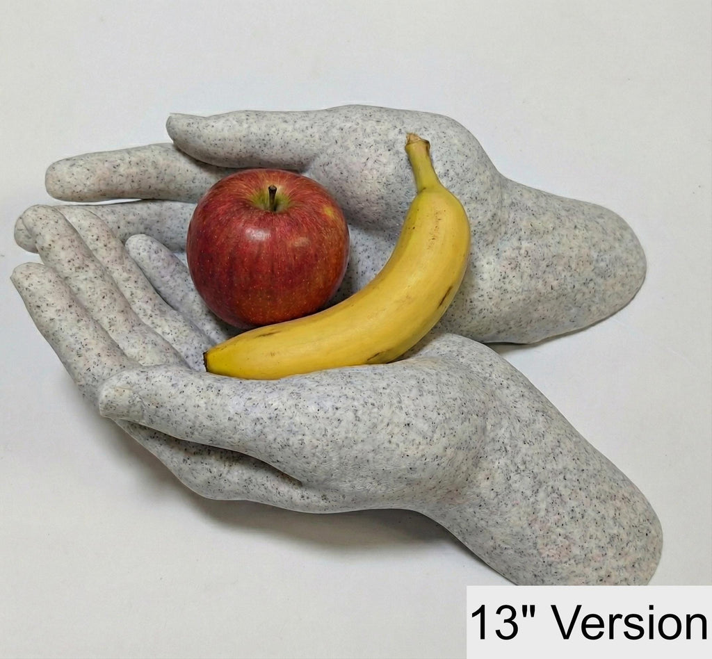 Cupped Hands Catchall Bowl - Artistic Entryway Key Holder, Modern Hand Sculpture & Jewelry Dish, shown in listing image 4 with additional visible details or options.