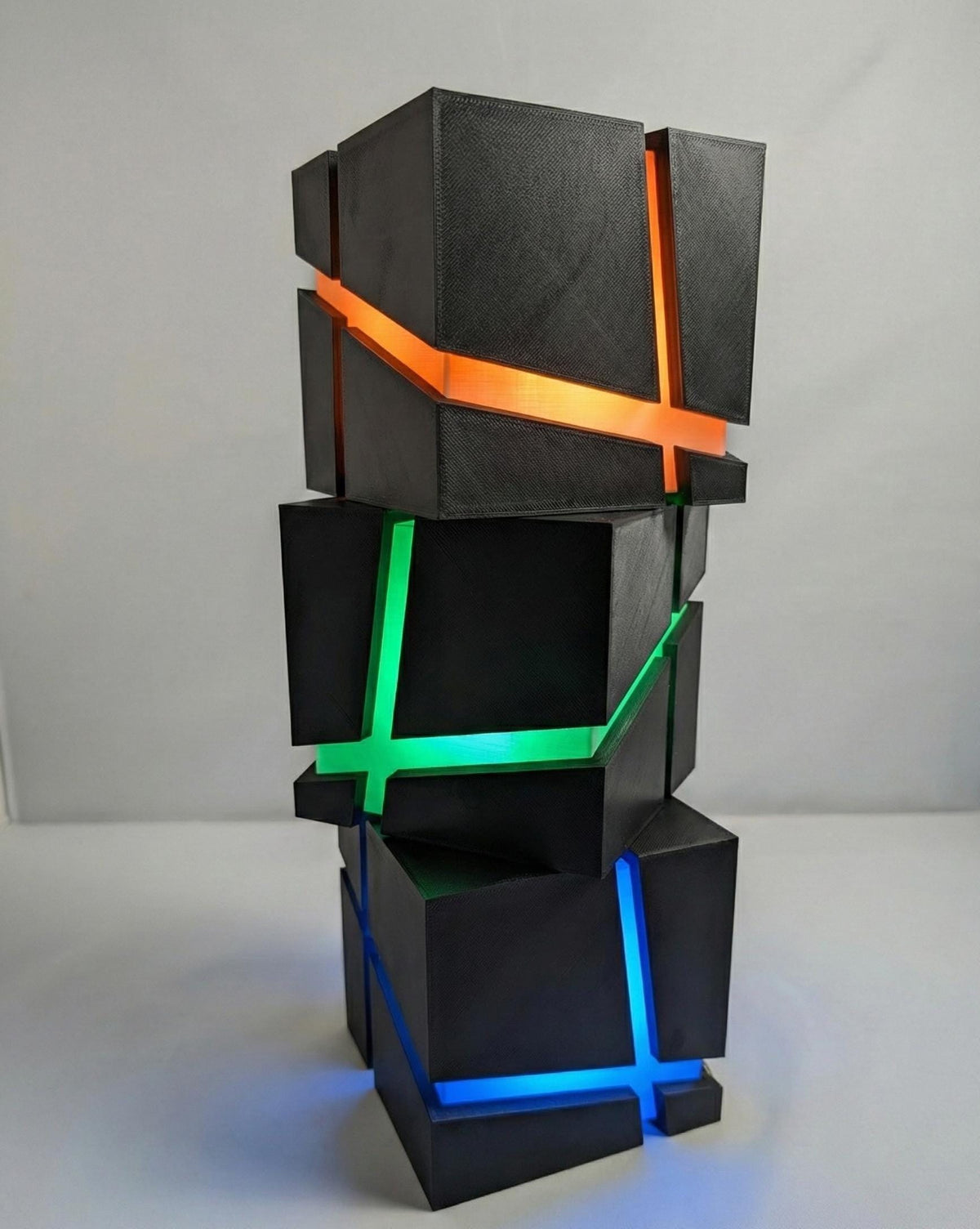 Cracked Cube Lamp, Many Colors Available, USB Powered, shown in an additional close-up listing view with visible shape and details.