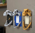 Dinosaur Skull Light Switch Cover, T-Rex Fossil Decor, shown in the main close-up listing view with its overall design visible.