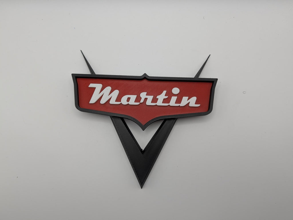 Custom Race Car Name Sign, Modern Cars-Themed Pixar Decor, shown in listing image 4 with additional visible details or options.