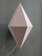 The Flying Diamond, Modern Floating Accent Lamp, Artistic Diamond Sconce, Many Colors (USB Powered), shown in another listing view highlighting visible design details.
