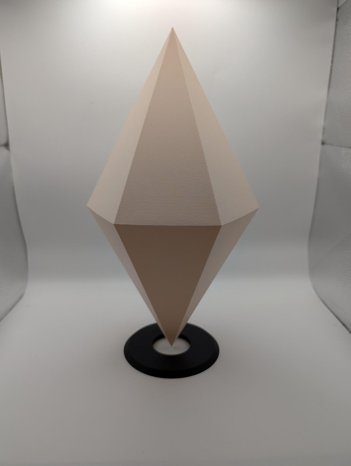 The Floating Diamond: An Ethereal Modern Prism Lamp, Multiple Colors