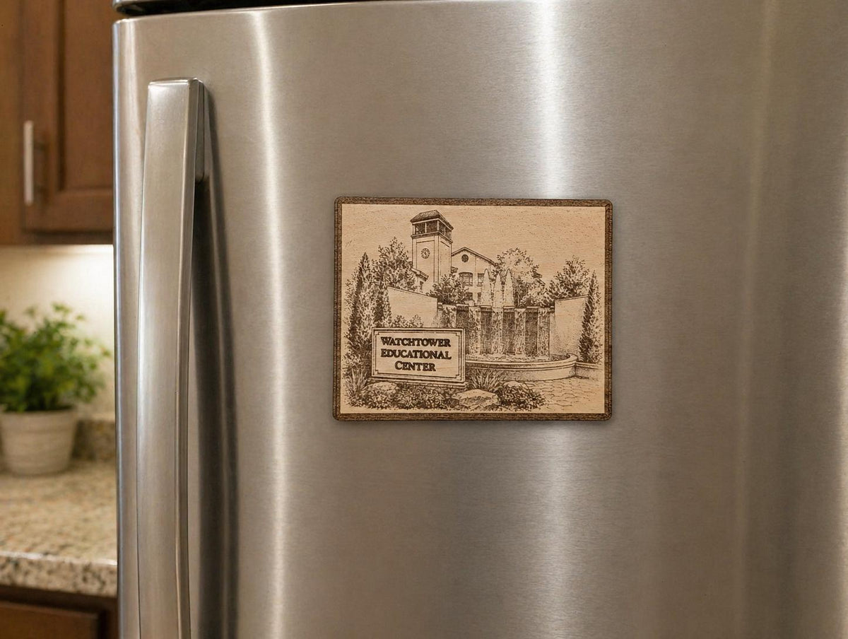 Patterson Branch of Jehovah's Witnesses Magnet\Plaque, Bethel Souvenir, shown in the main close-up listing view with its overall design visible.