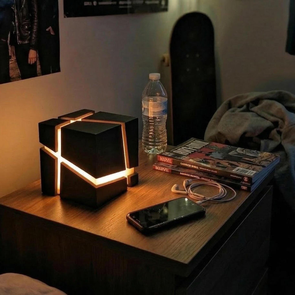 Cracked Cube Lamp, Many Colors Available, USB Powered, shown in listing image 9 with additional visible details or options.