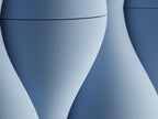 Macro close-up of the blue HaloWeave relief surface and rounded dimensional profile