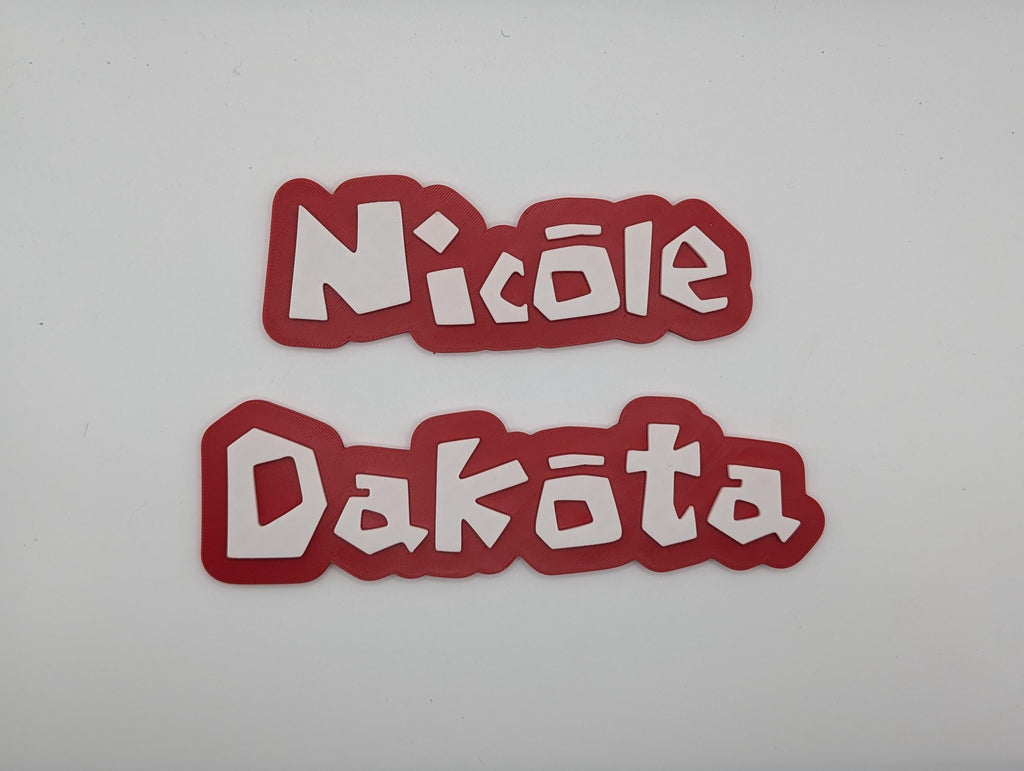 Custom Roblox Name Sign – Bold Layered Kids Room Wall Decor, shown in another listing view highlighting visible design details.