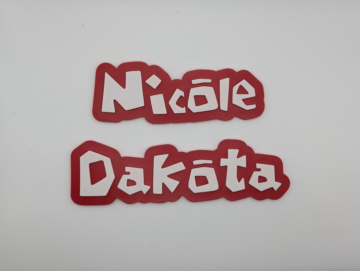 Custom Roblox Name Sign – Bold Layered Kids Room Wall Decor, shown in another listing view highlighting visible design details.