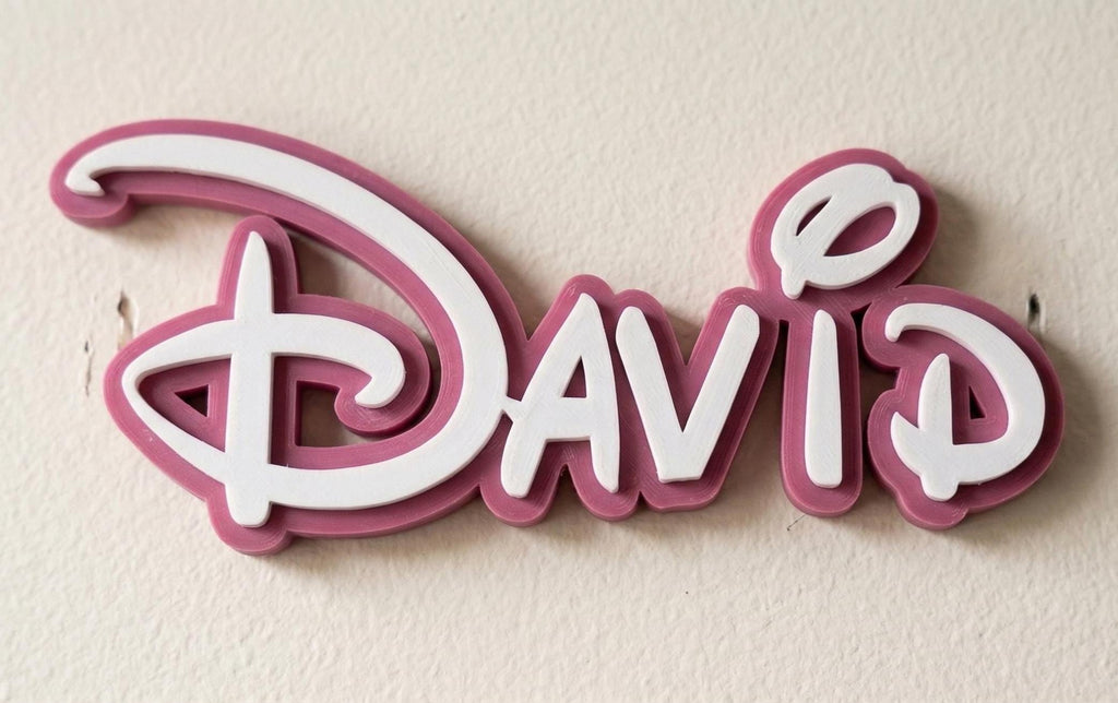 Custom Magic Font Name Sign, Whimsical Script Name Plate for Nursery, Kids Room Decor, shown in an additional close-up listing view with visible shape and details.