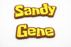 Cartoon "Sponge" Style Name Sign for Kids Room Door Wall Decor, shown in listing image 8 with additional visible details or options.