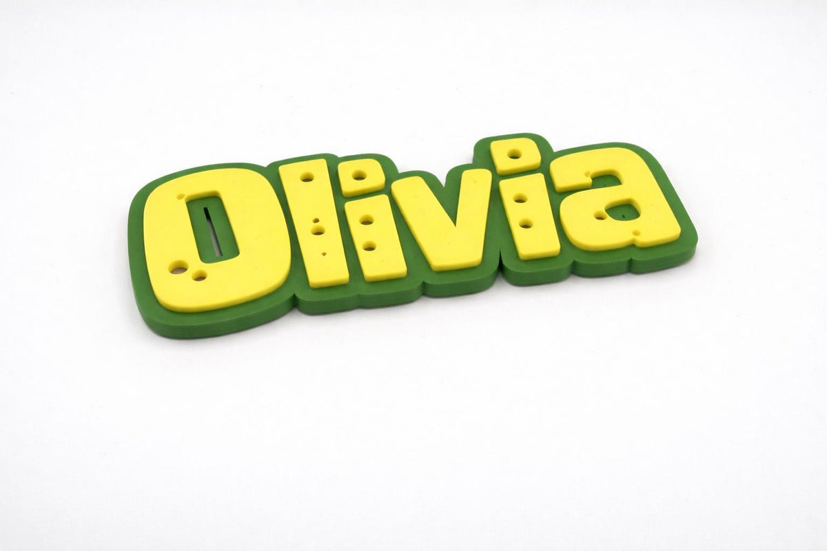 Cartoon "Sponge" Style Name Sign for Kids Room Door Wall Decor, shown in listing image 10 with additional visible details or options.
